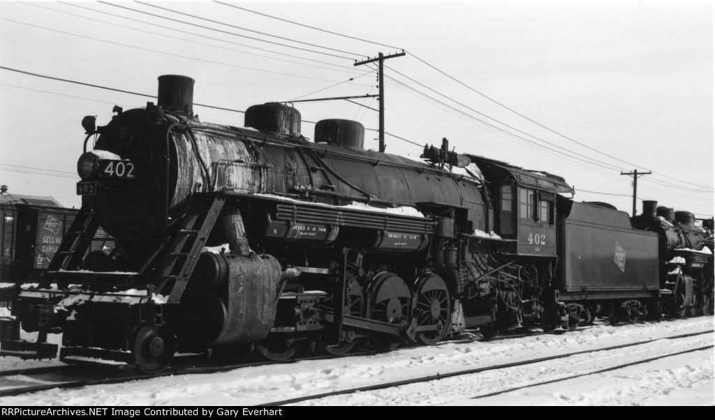 MILW 2-8-2 #402 - MIlwaukee Road